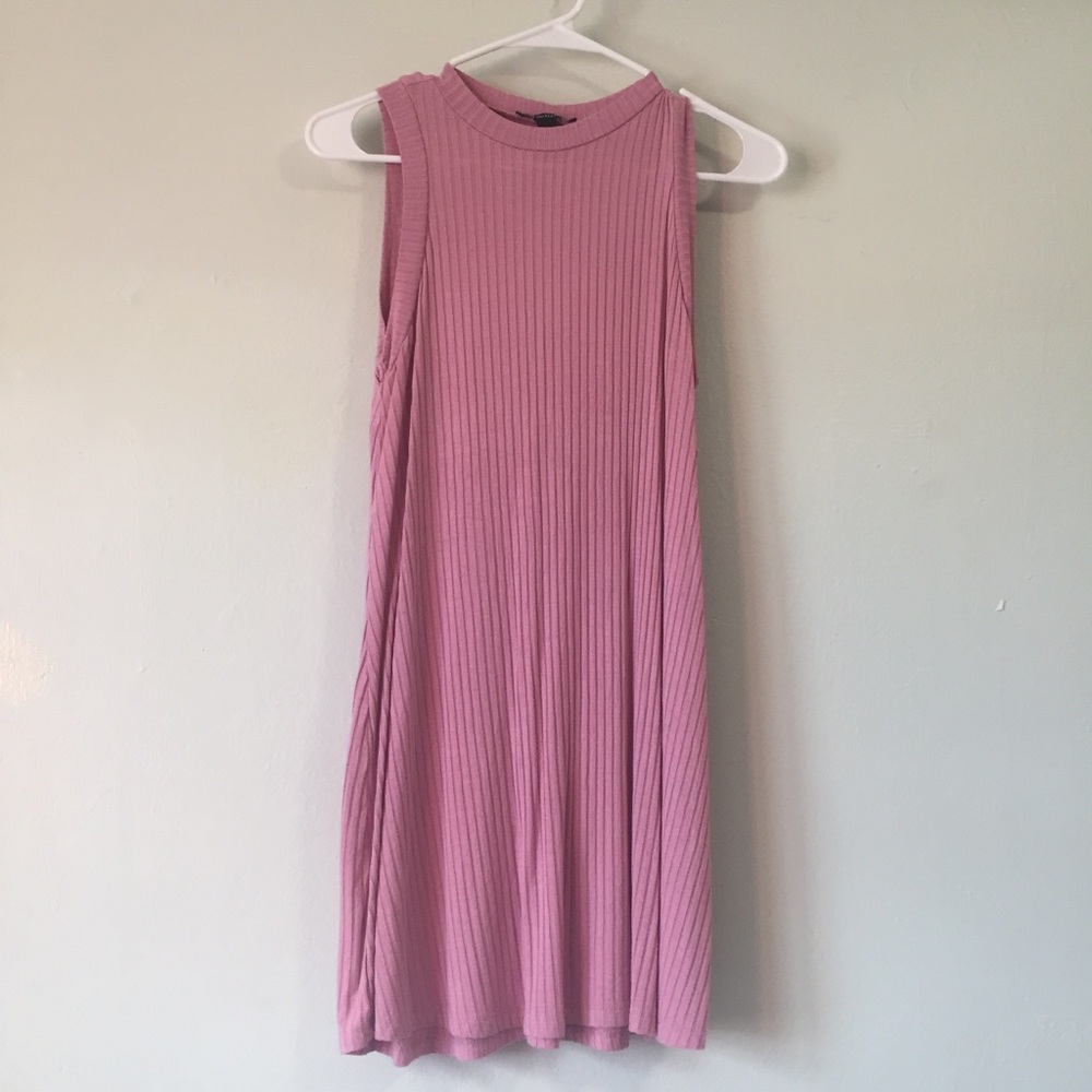 Pink forever 21 Sleeveless t-shirt dress